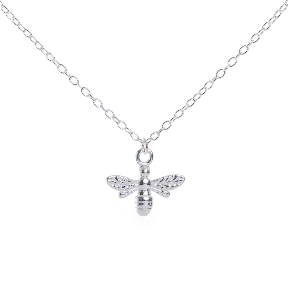Bee charm Silver Necklace – Lisa Young Design