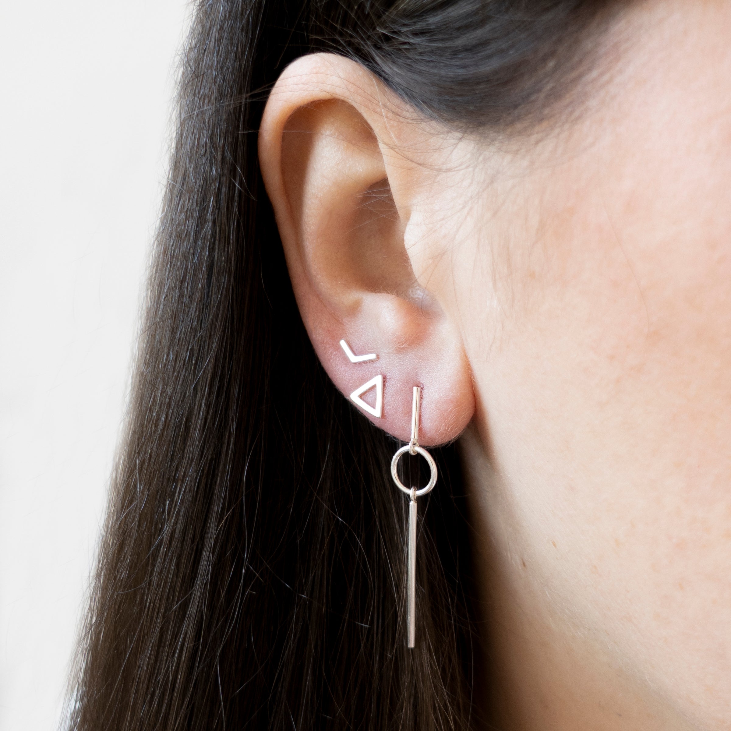 Minimalist hot sale stud earrings