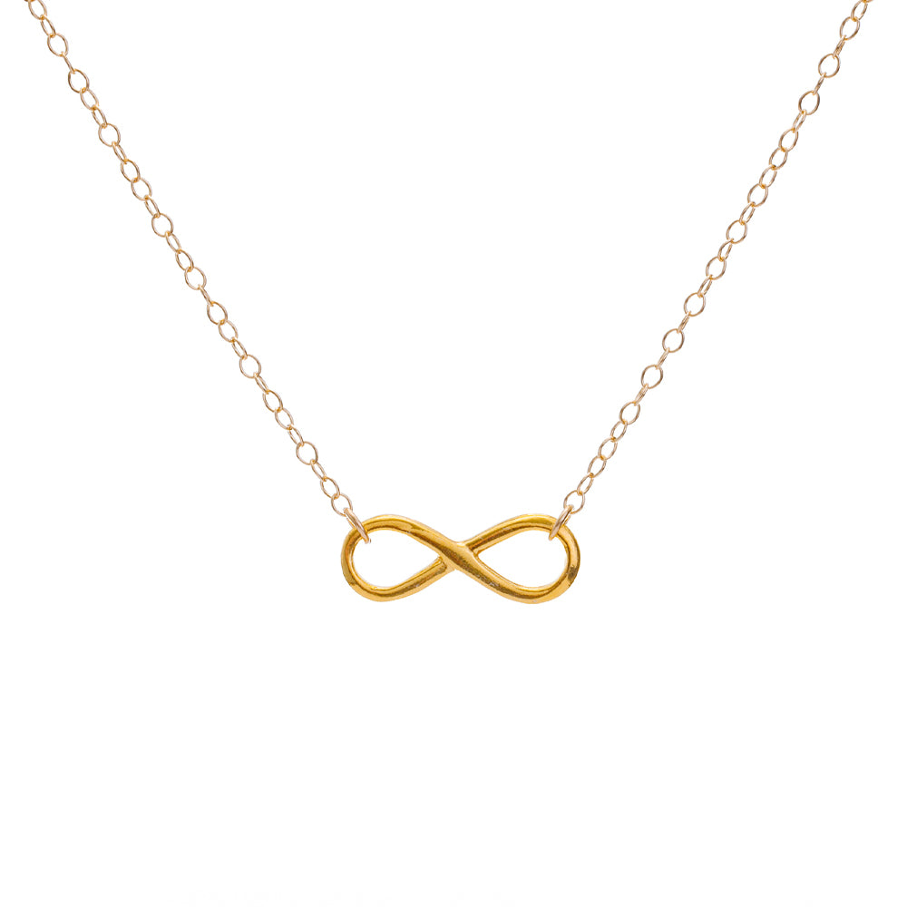 Gold Infinity Loop Necklace