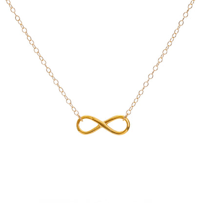 Gold Infinity Loop Necklace