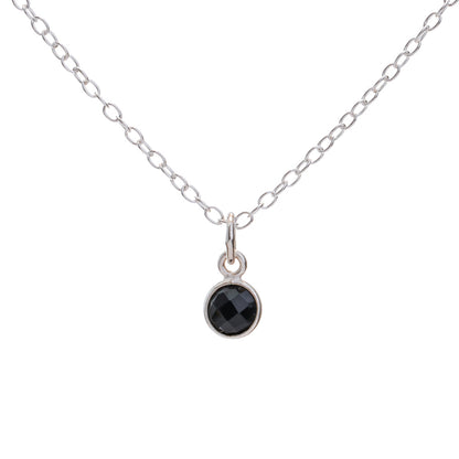 Silver Onyx Necklace