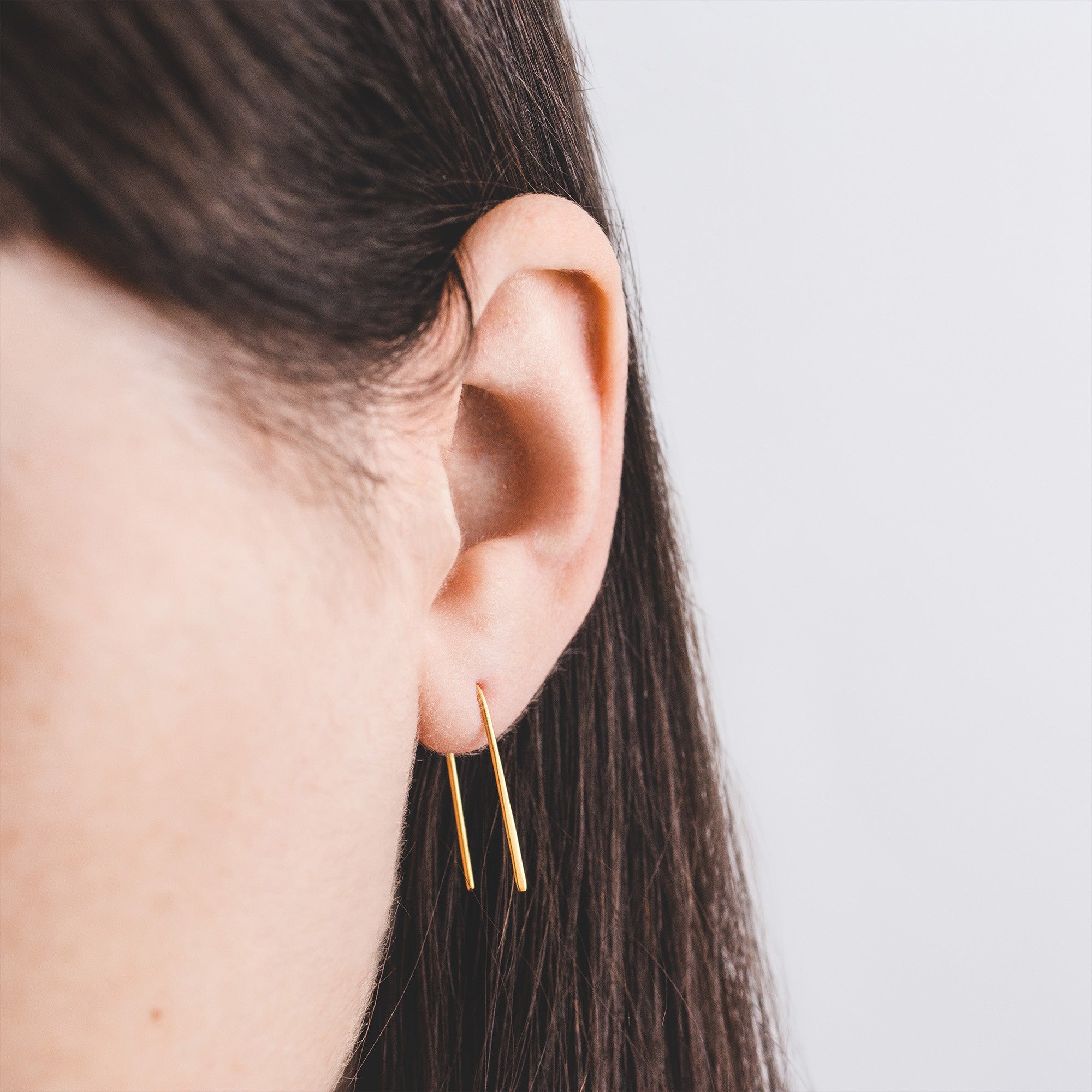 Arc Earrings | Gold Plated | BAR Jewellery