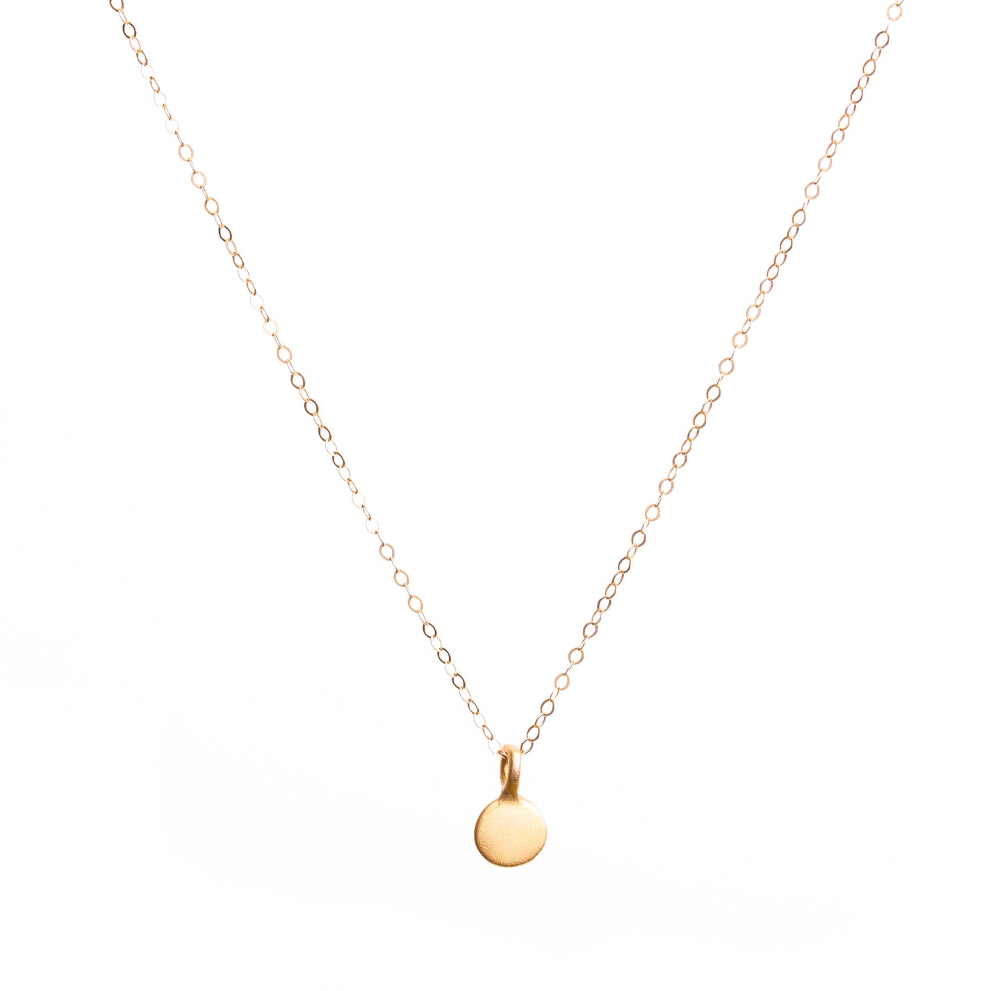 Gold Coin Necklace - Sustainable minimal jewellery | OMCH – Oh My ...