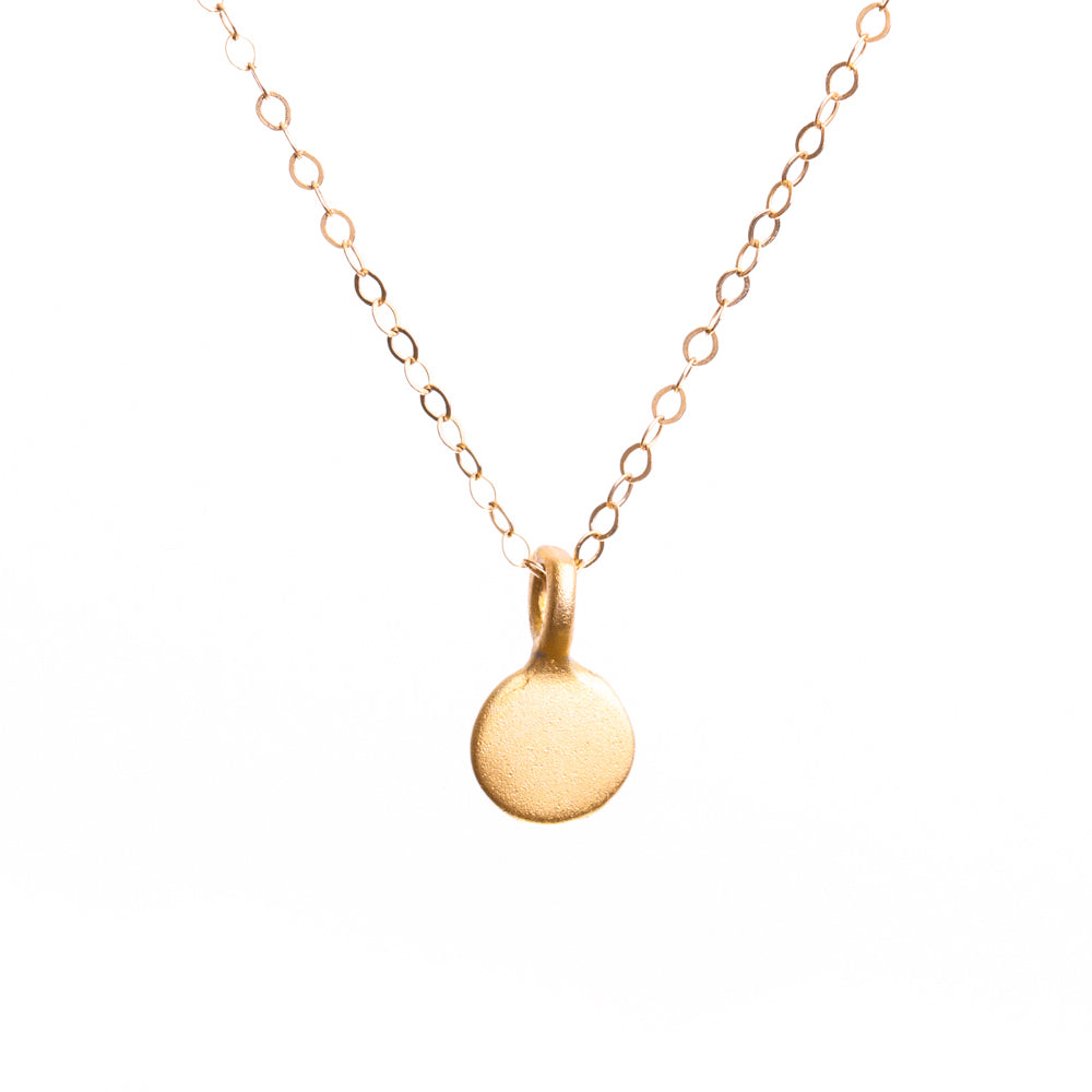 Gold Coin Necklace - Sustainable minimal jewellery | OMCH – Oh My ...
