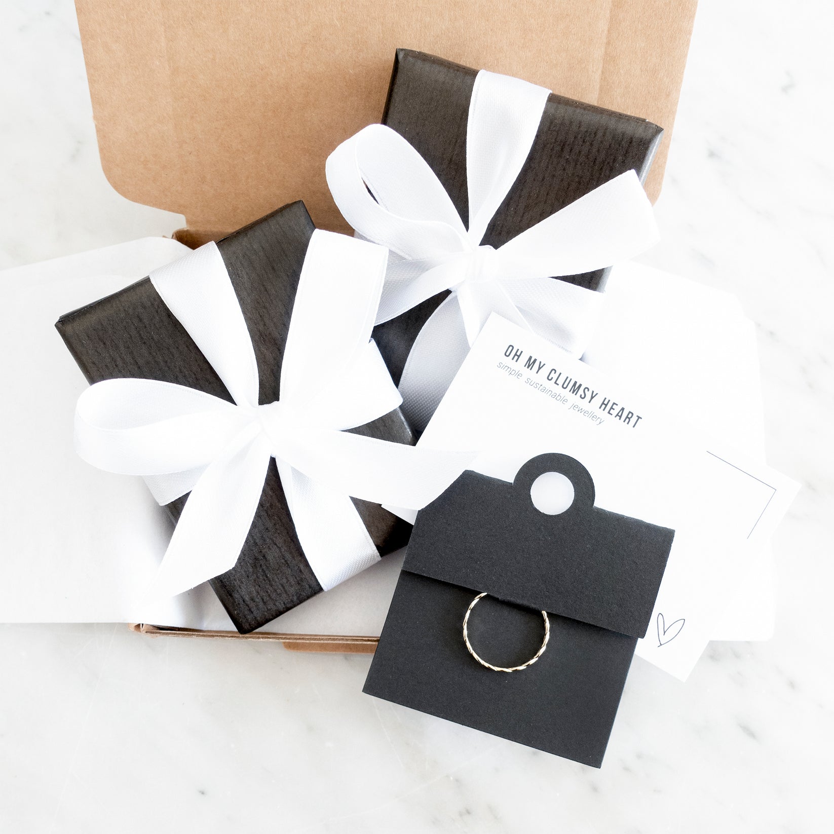 Gift Wrapping - Sustainable minimal jewellery | OMCH – Oh My Clumsy Heart