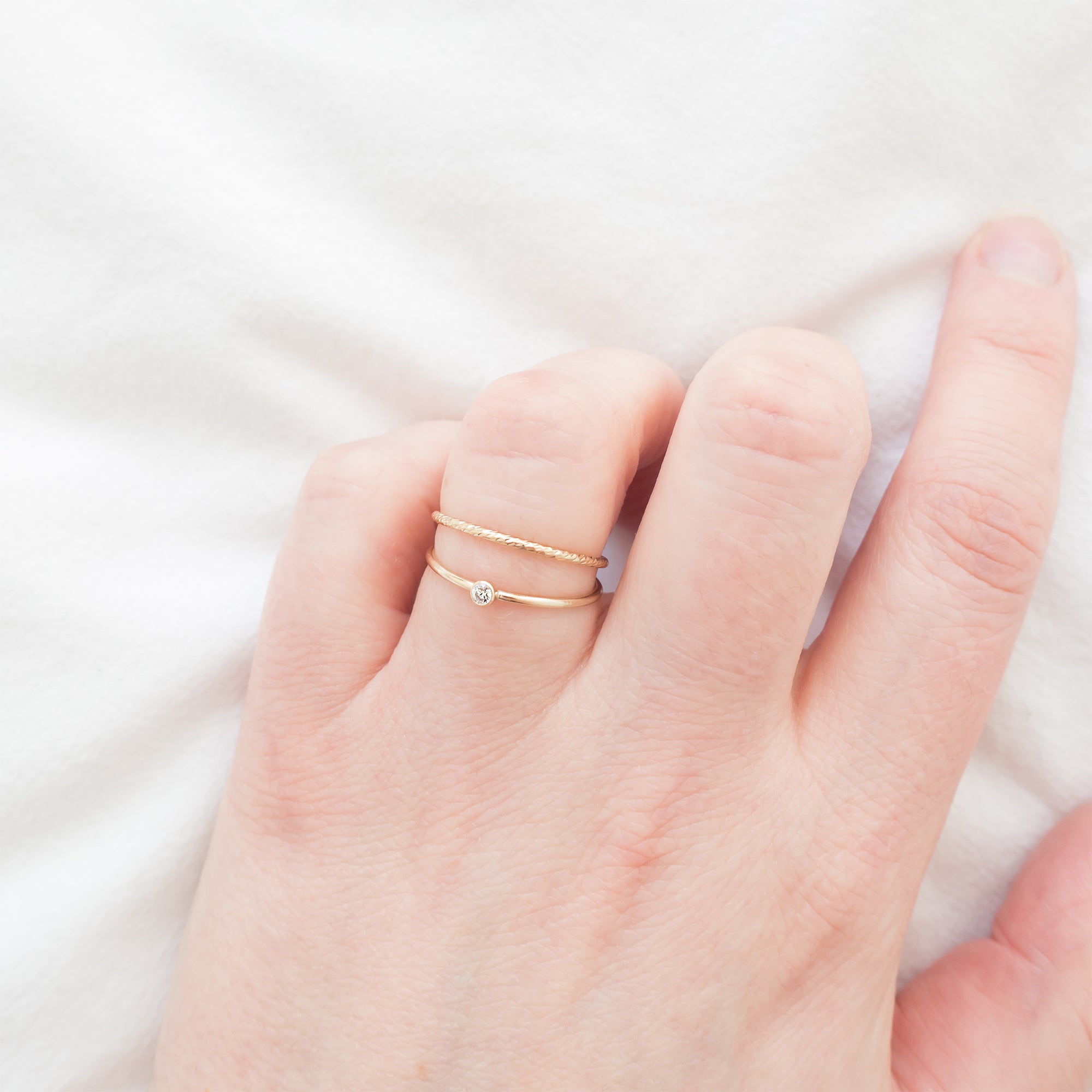 Not on the sale high street stacking rings