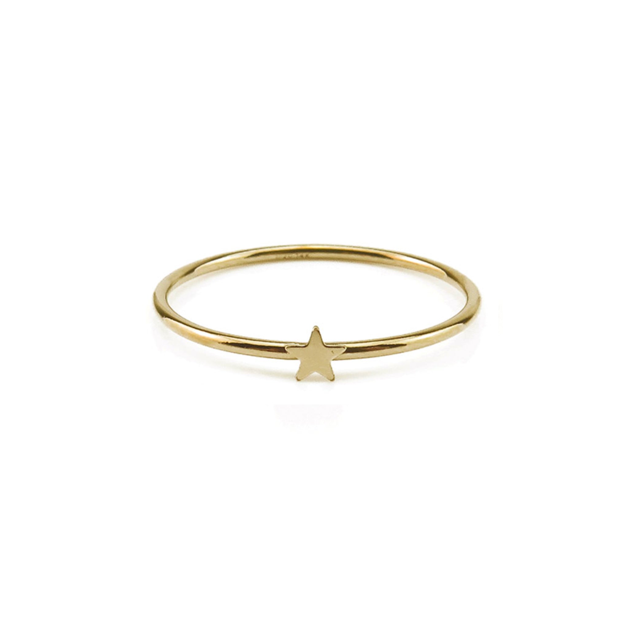 Gold Star Ring - Sustainable Minimal Jewellery | OMCH – Oh My Clumsy Heart