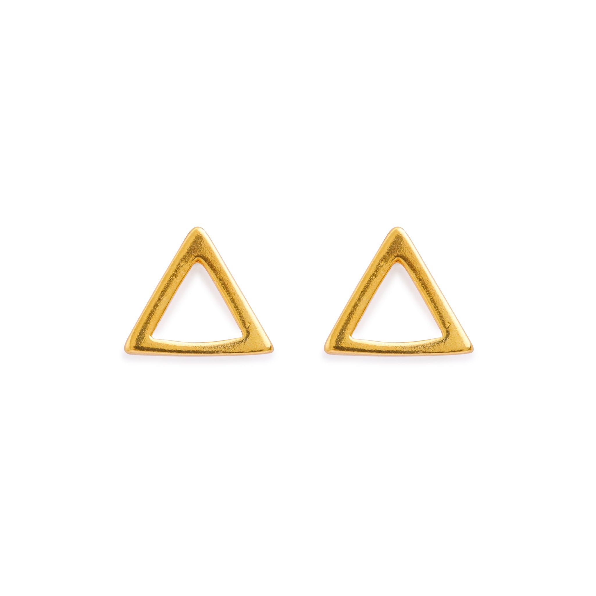 Small on sale triangle earrings